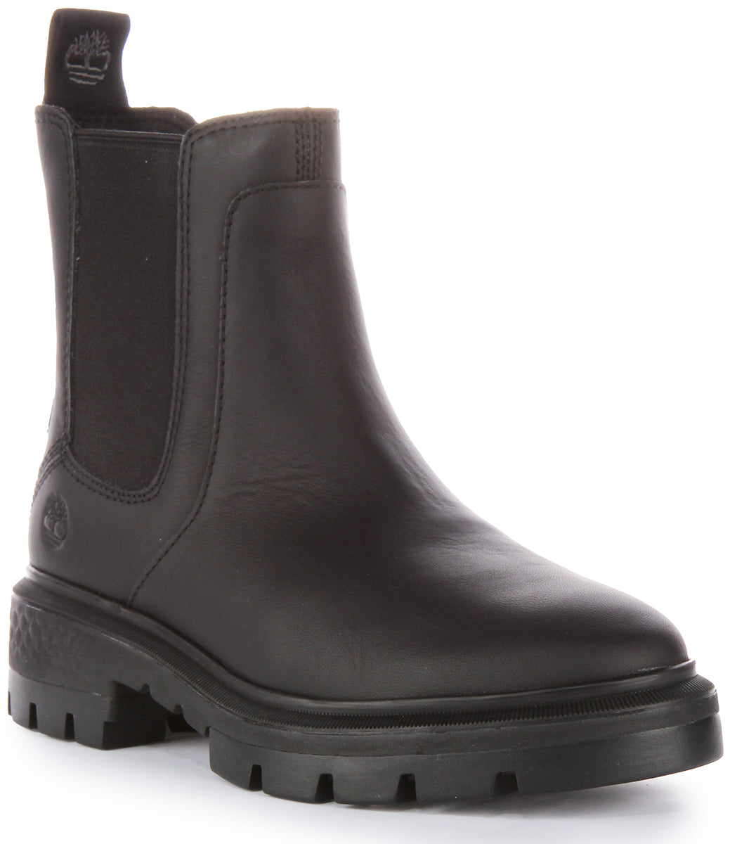 Timberland A5Nd7 Cortina Valley In Black For Women Chelsea Boot