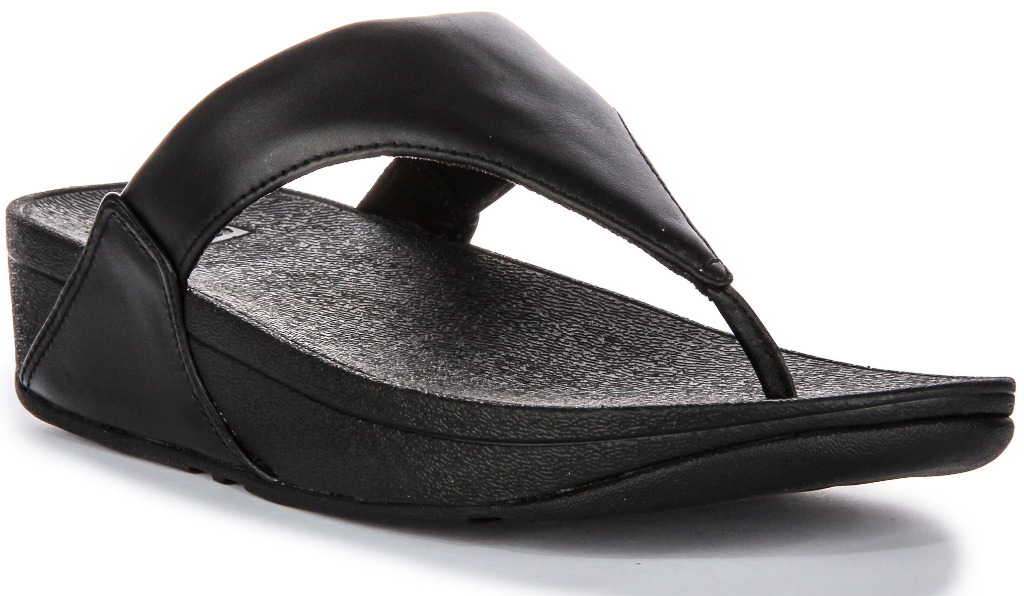 Fitflop Lulu Leather Black For Women | Toe Post Thong Sandals – 4feetshoes