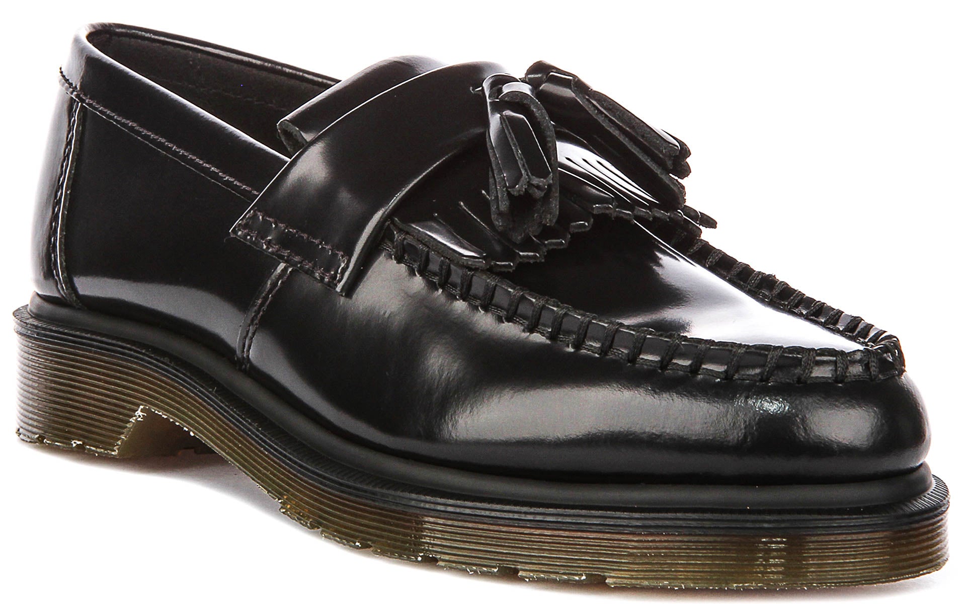 Dr Martens Adrian Tassel Loafers Black Patent Leather Fringe Platform Dr. Martens Adrian Bex Smooth Leather Tassel Loafers Women main image 2