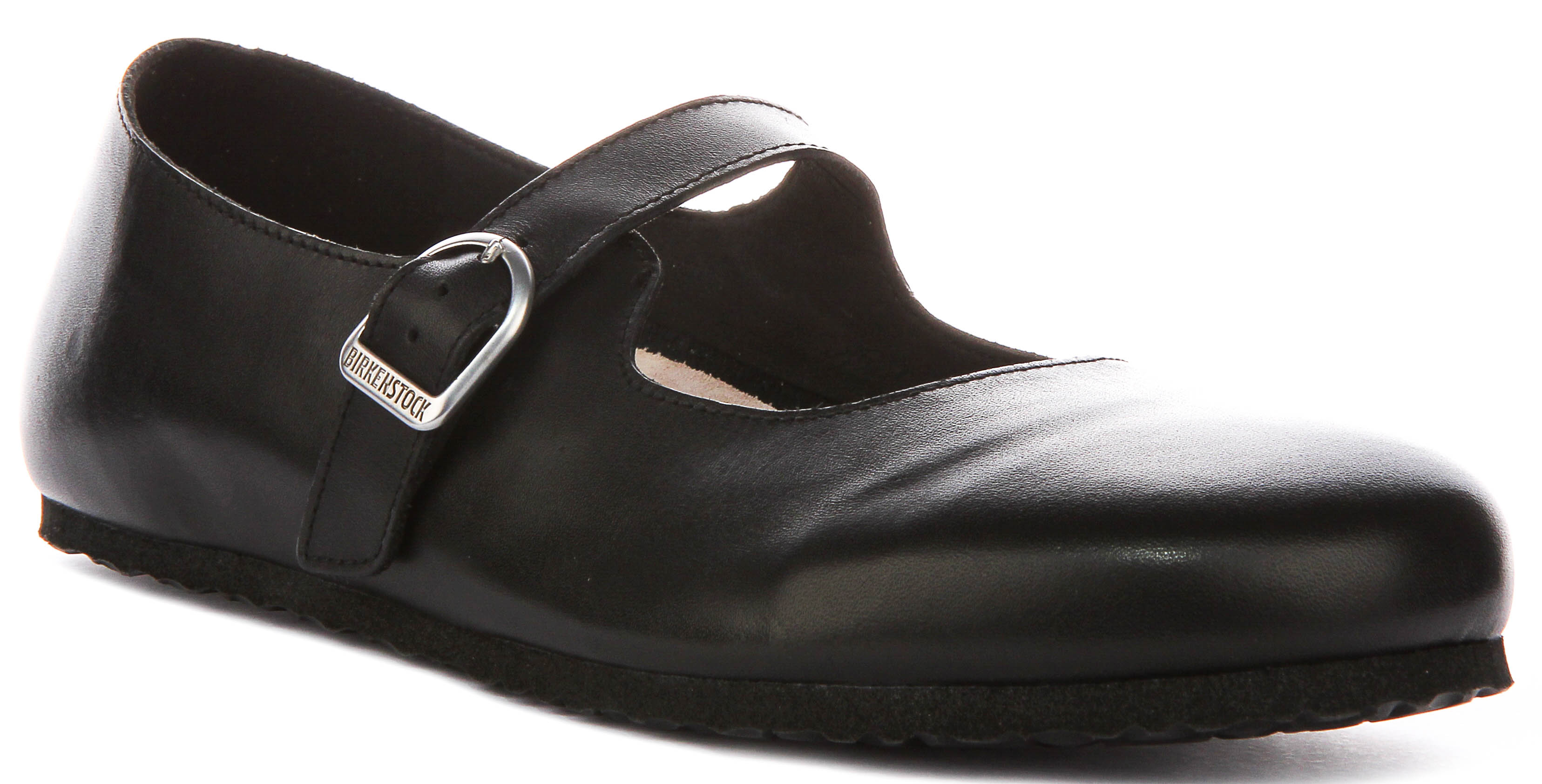 Birkenstock Santa Clarita In Black | Regular Fit Mary Jane Shoes