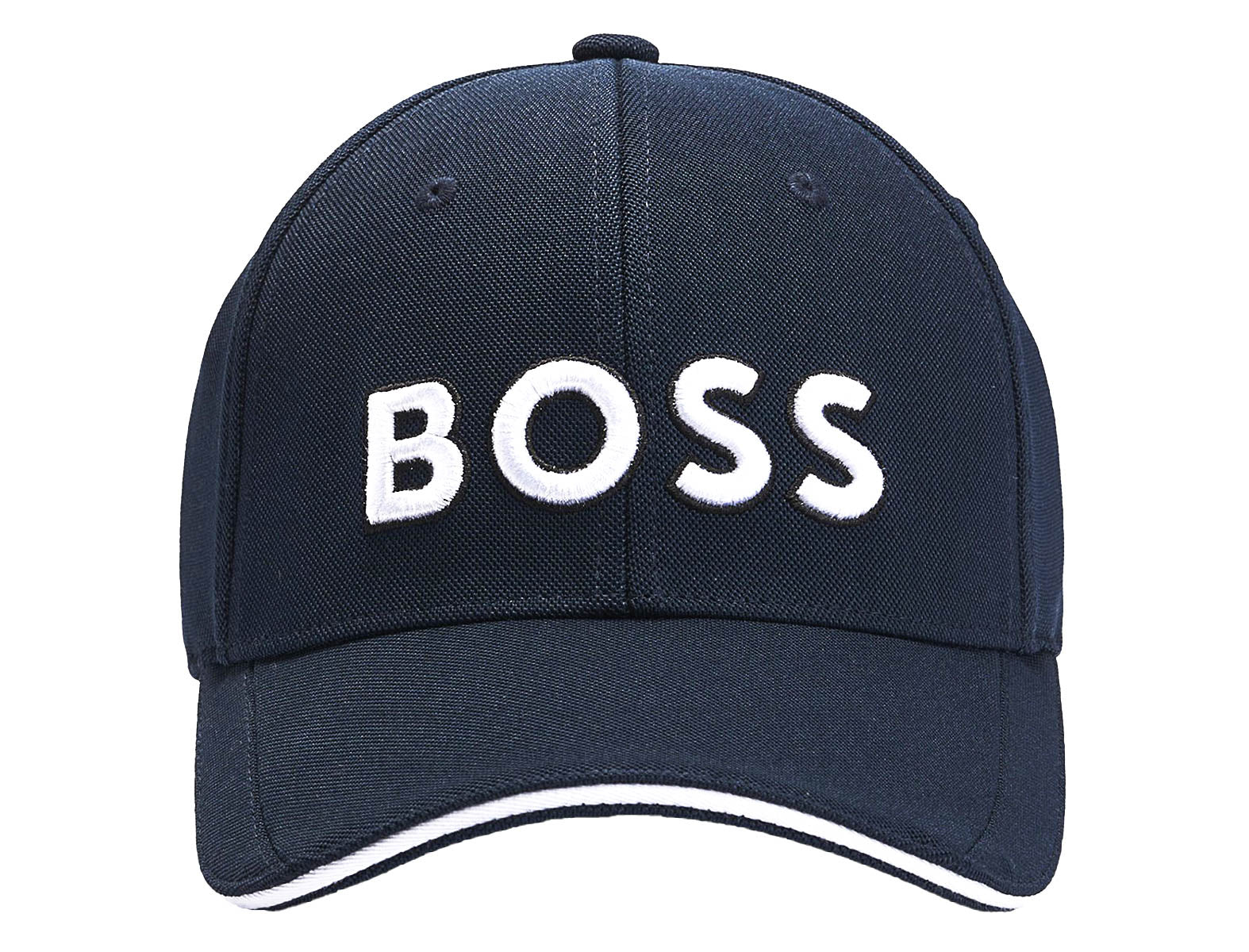 Boss Cap US-1 In Dark Blue | Hugo Boss Embroidered 3D Logo Cap