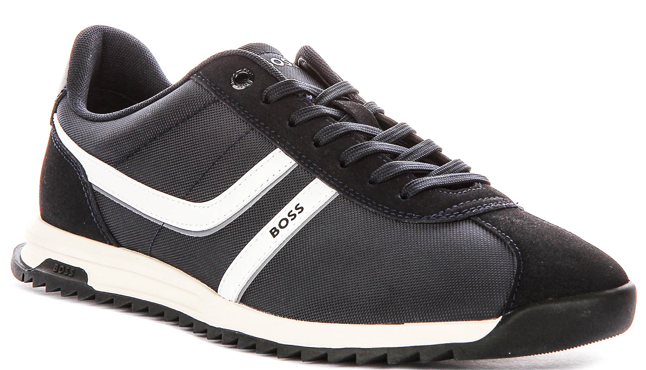 Boss Zayn Tennis In Dark Blue For Men | Hugo Boss Tennis Trainers