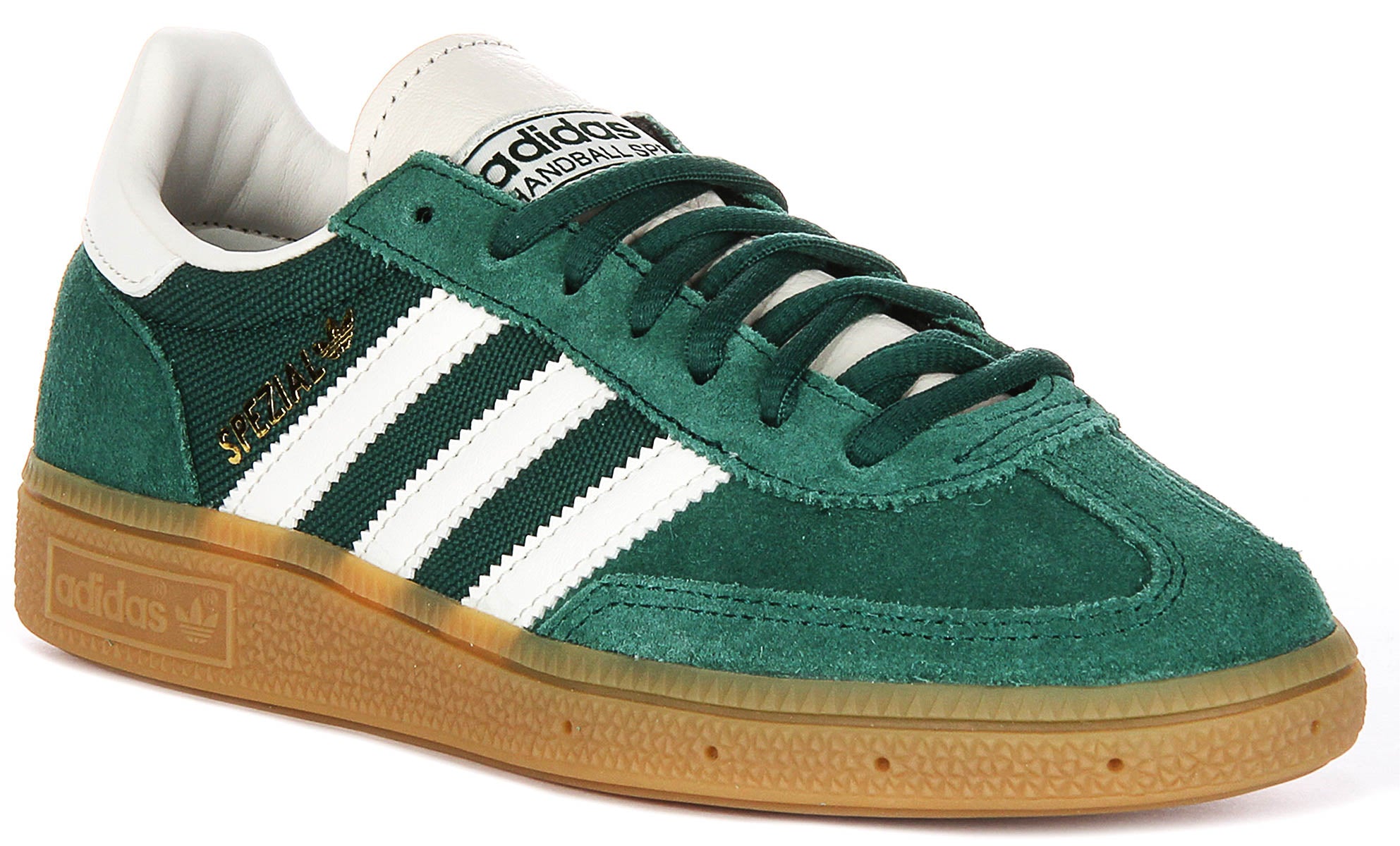 Adidas Handball Spezial In Green For Women | Lace up Suede