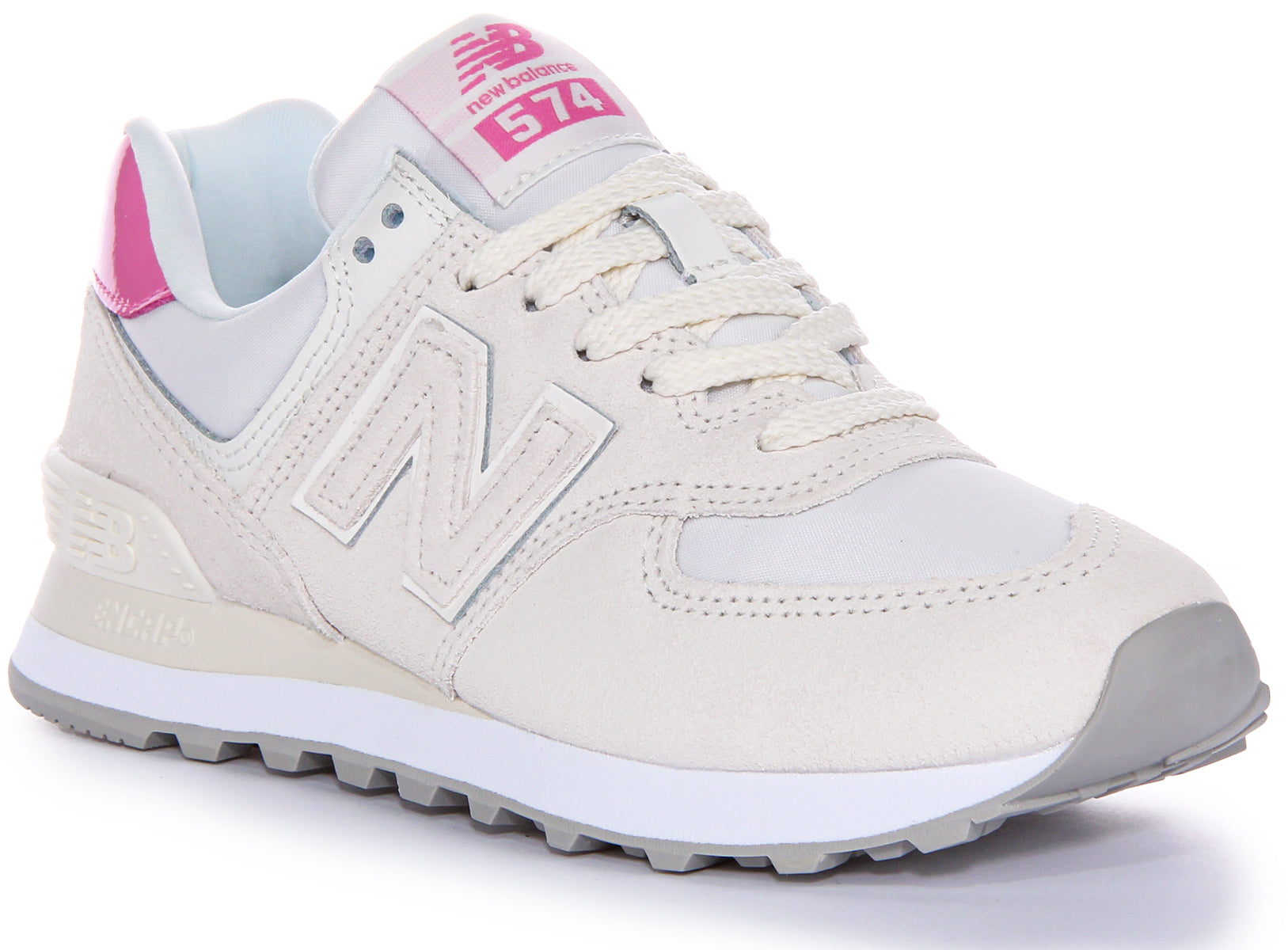 New balance 574 damen grau pink online