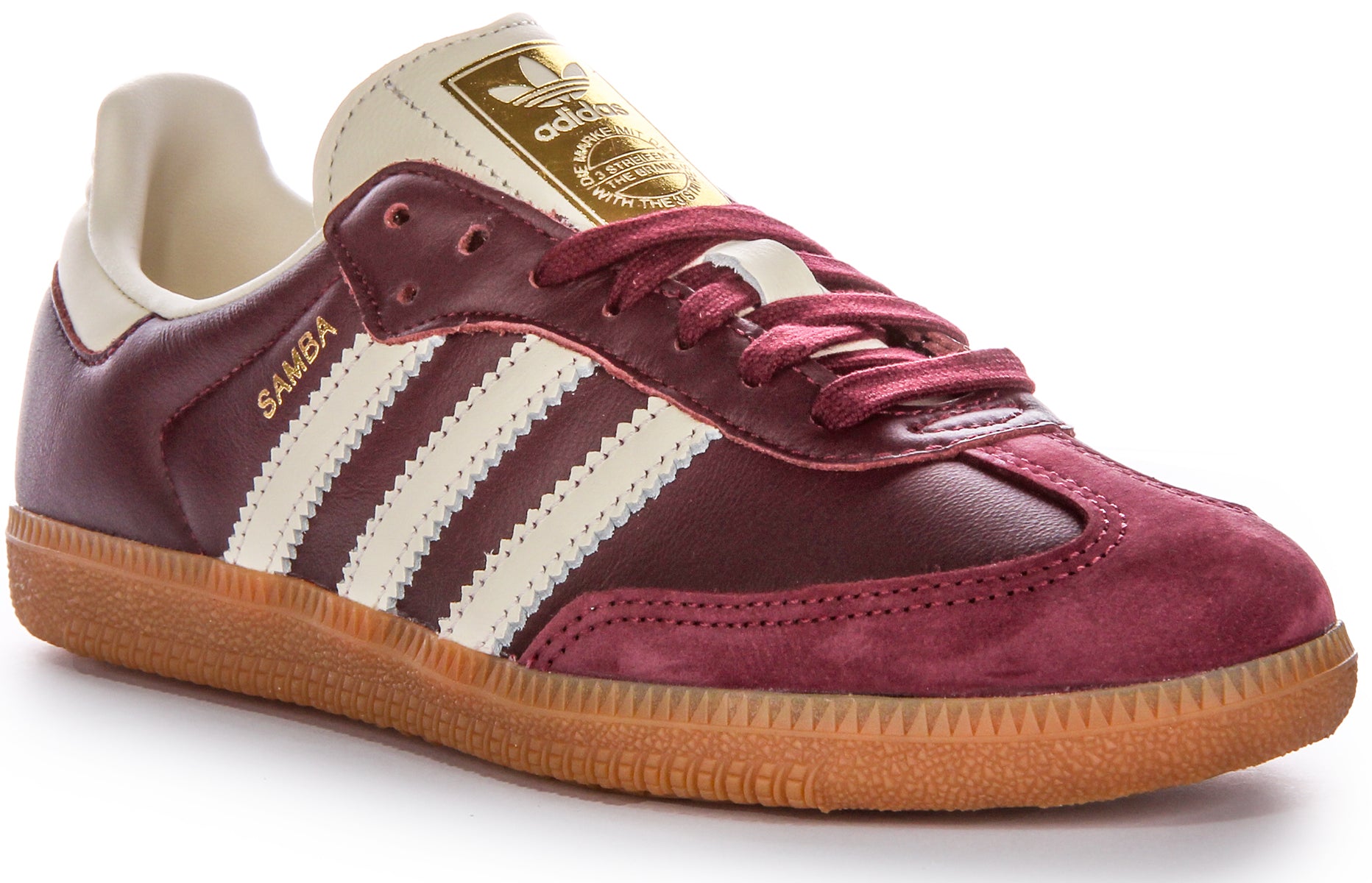 adidas gazelle silver green womens Adidas Samba OG In Maroon