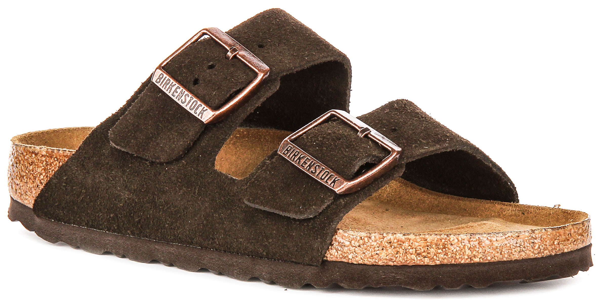 Birkenstock Arizona Softfootbed In Moca Brown | Narrow Fit 