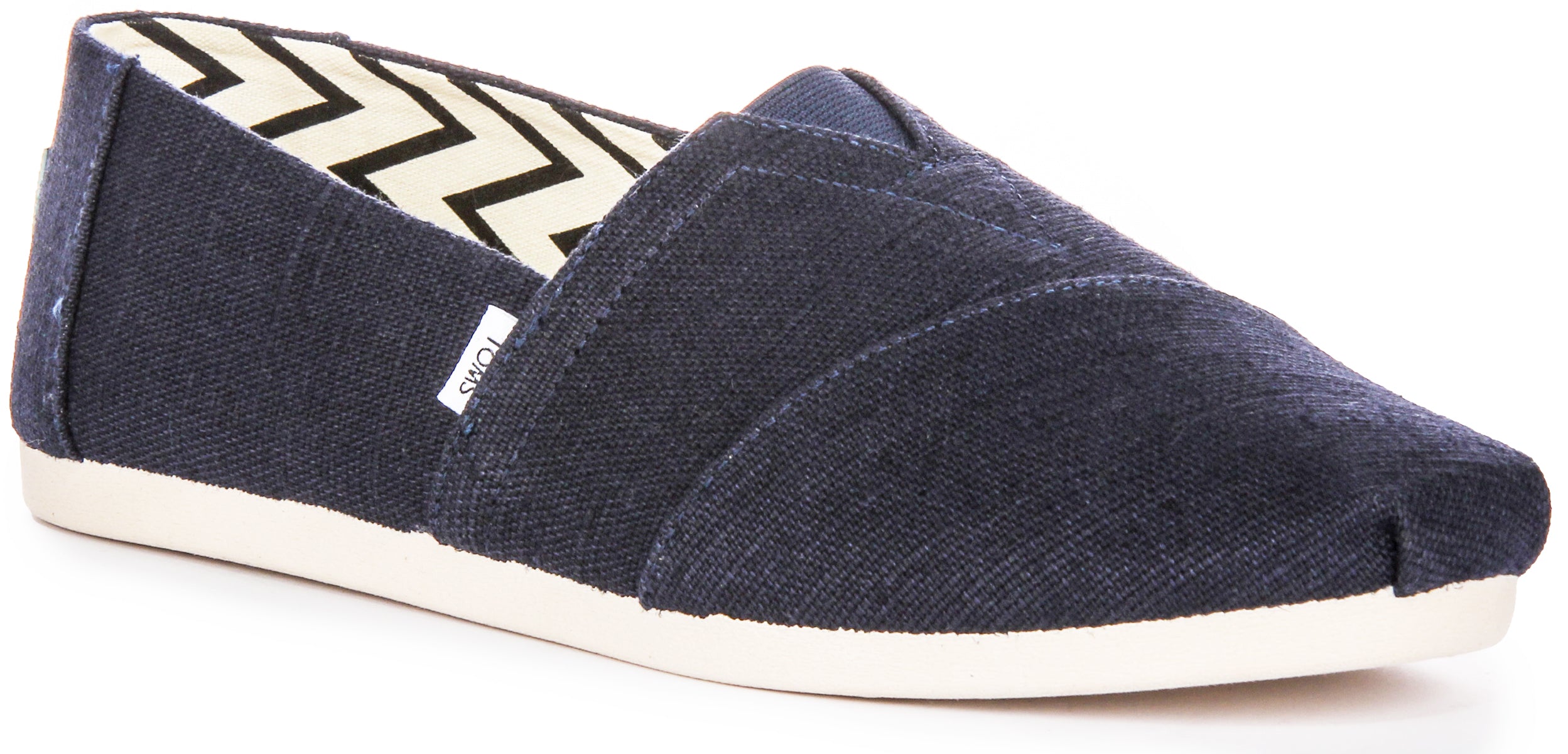 Toms Alpargata Heritage Eco Fiber In Navy For Men | Slip On  display picture 3