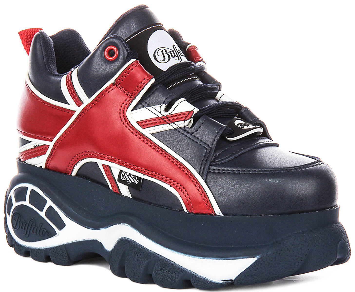 Buffalo 1339-14 Classic Low Union Jack For Women | Platform