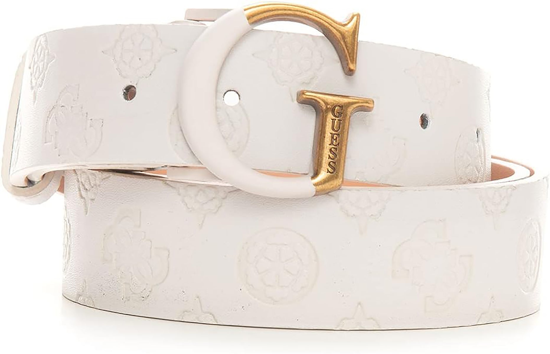 Guess Bw7817Vin35 Vezzola In White For Women | 4G Logo Adjustable