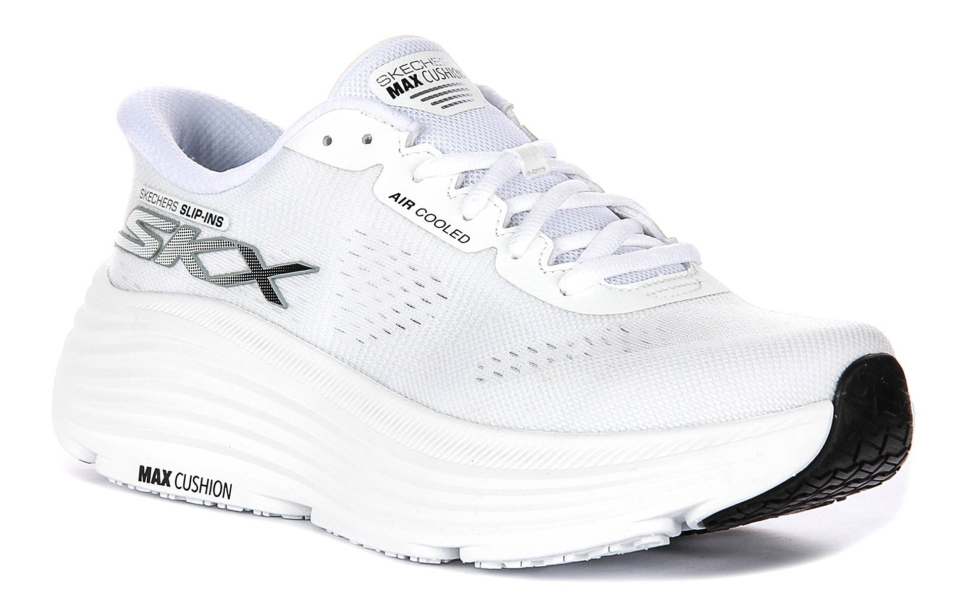 Skechers Max Cushioning Trainers In White For Women