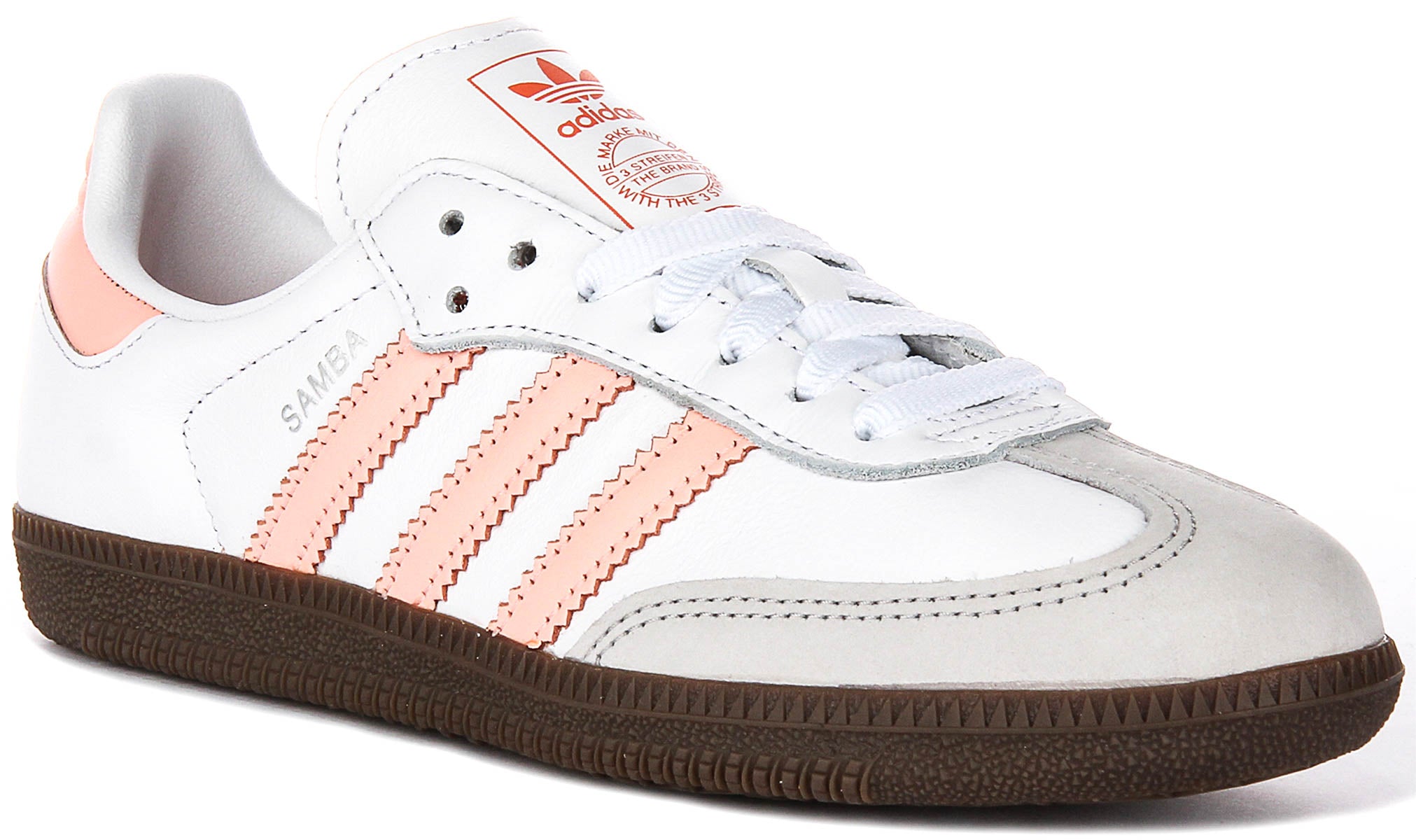 adidas Samba OG W, Cloud White / Clear Orange / Semi Coral