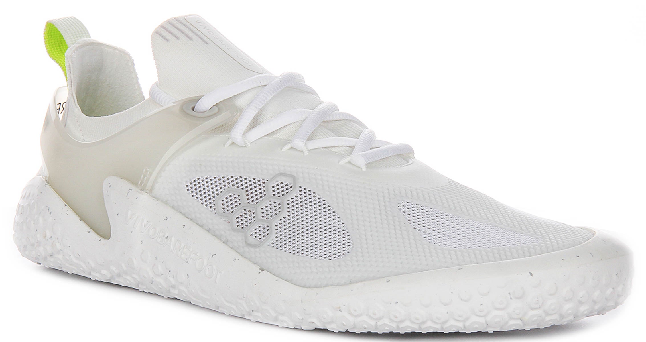 Men\'s Vivo barwfoot White Mesh Athletic Sneakers with Subtle Cream Accents  48 Amazon.com | Vivobarefoot Men main image 2