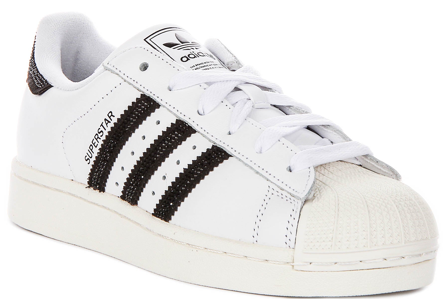 Adidas Superstar II W In White Black For Women
