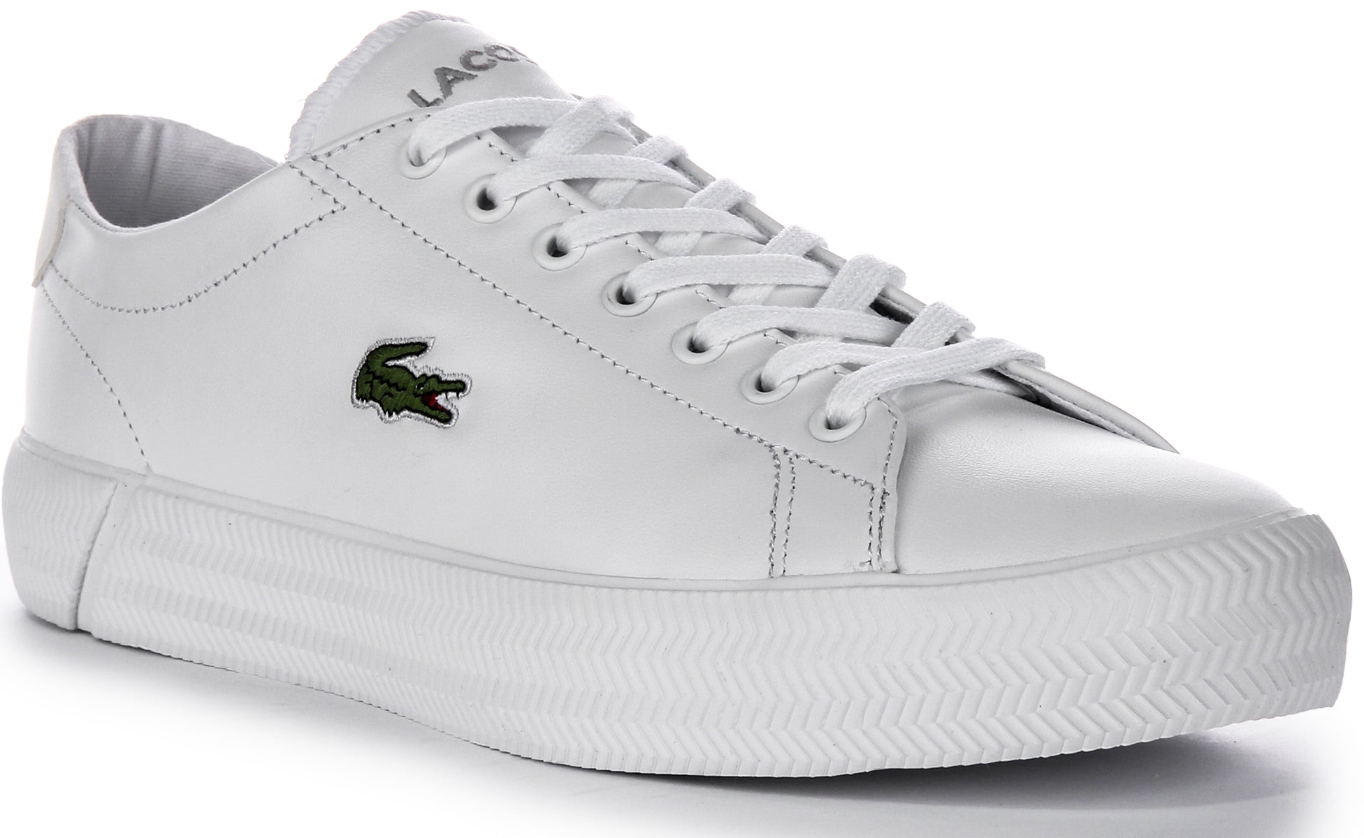 Lacoste Gripshot Bl21 CMA In White For Men Lace up Trainers
