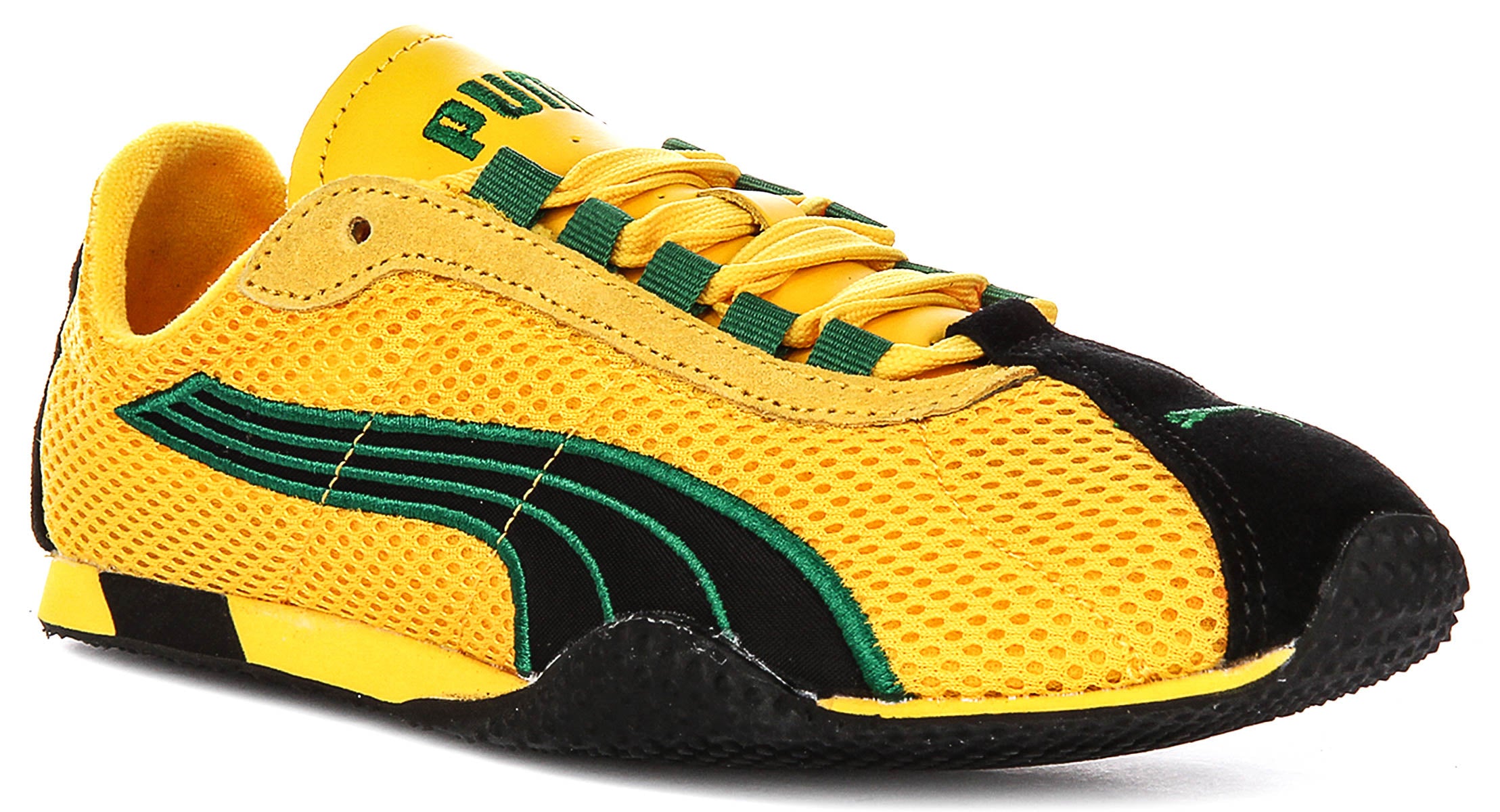 Puma H Street In Yellow Black Sneaker |Y2K Track Field Lace up