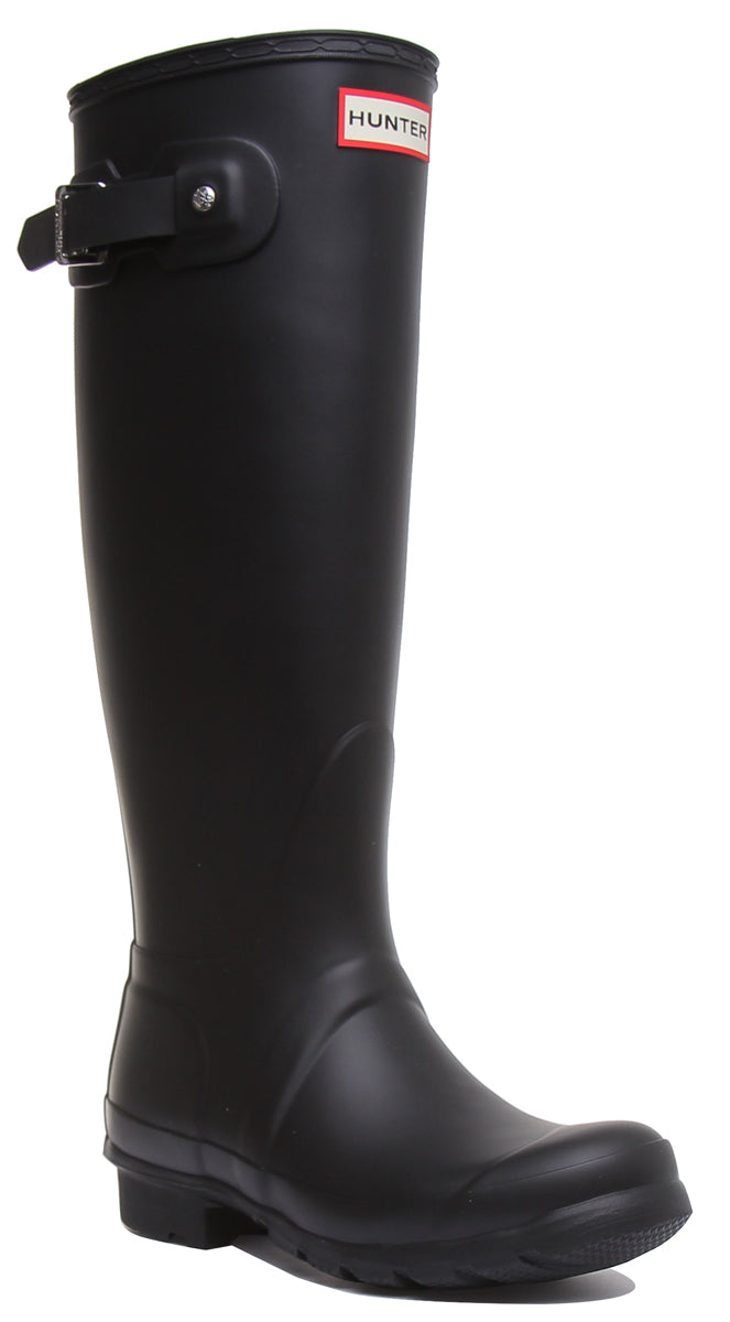 Hunter Original Bottes de pluie hautes pour femmes en noir