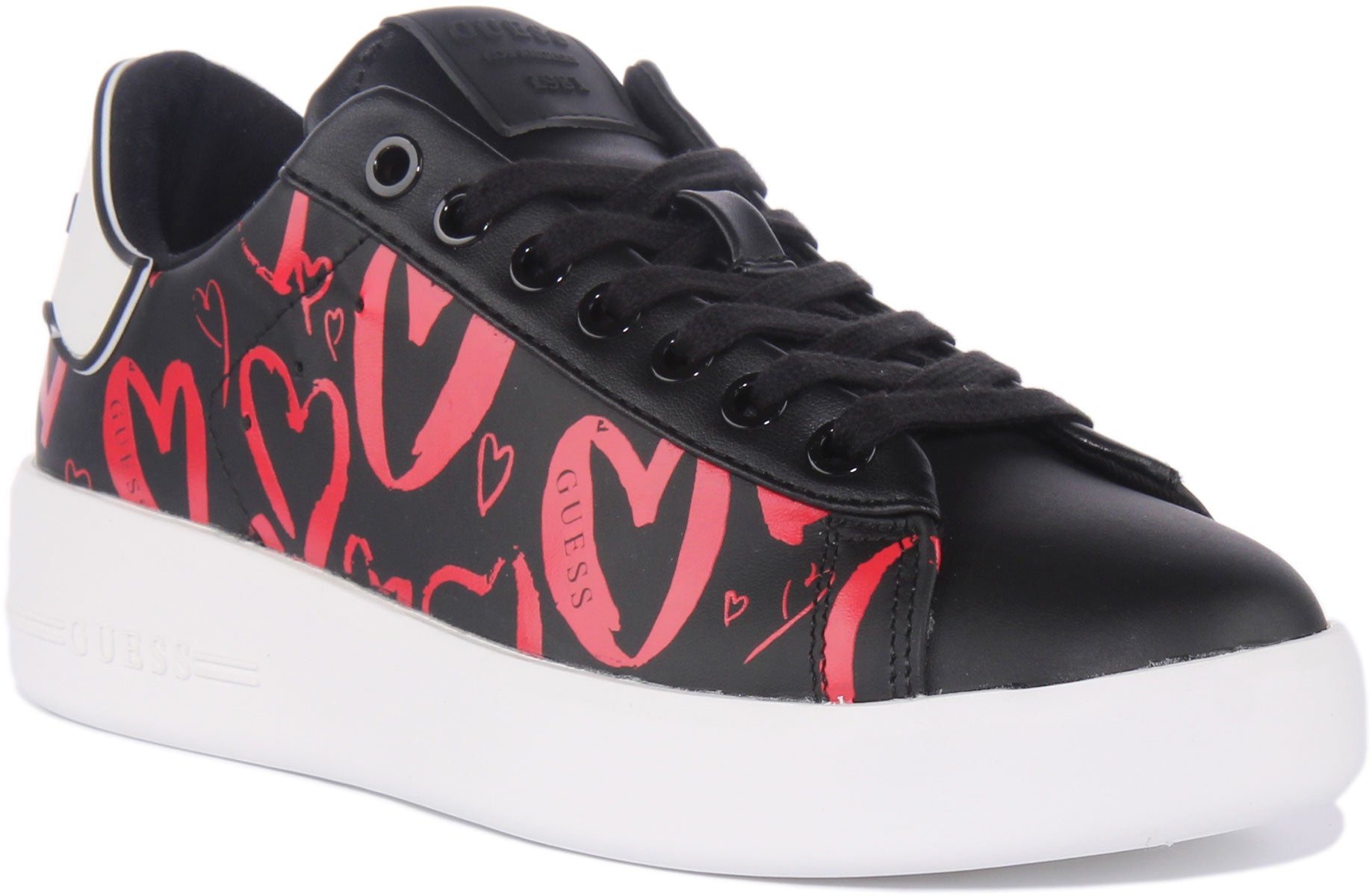 Guess graffiti sneakers Clearance