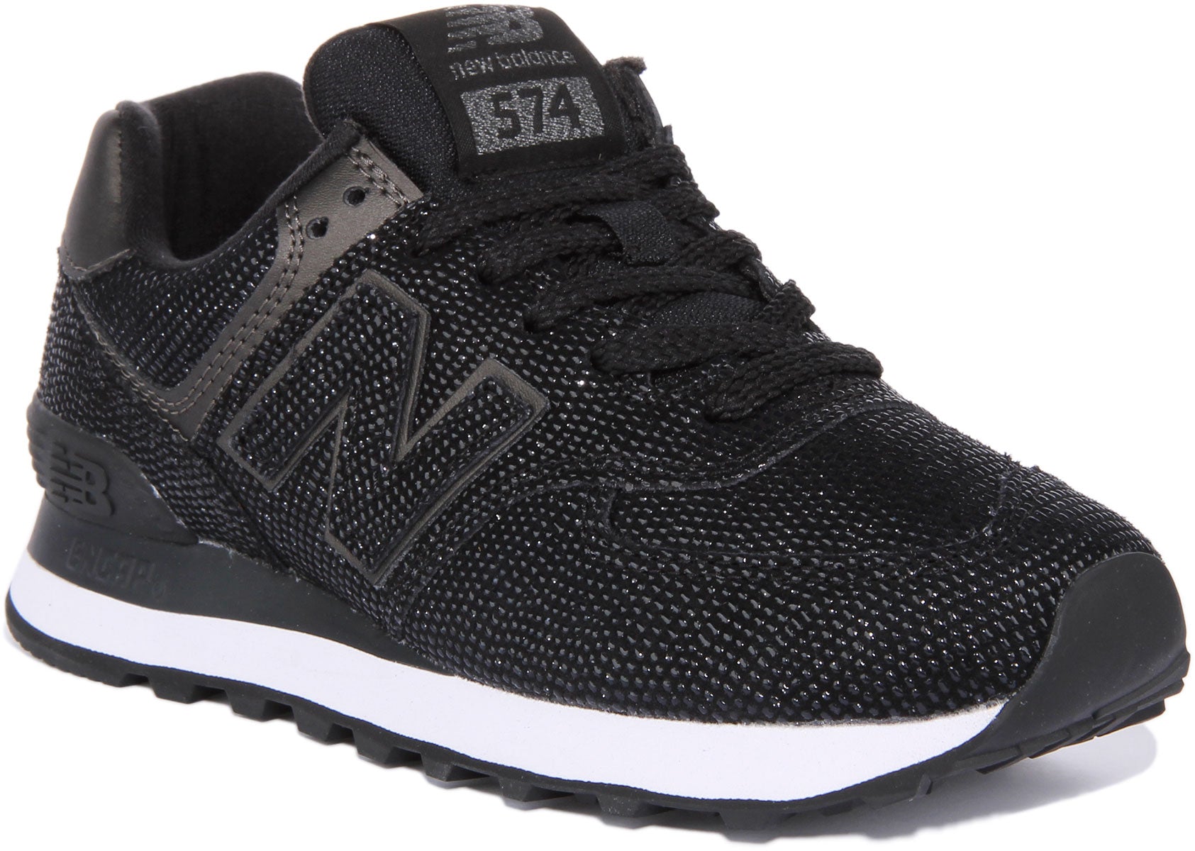 New Balance Wl574Kb2 In Black For Women Retro Trainers – 4feetshoes