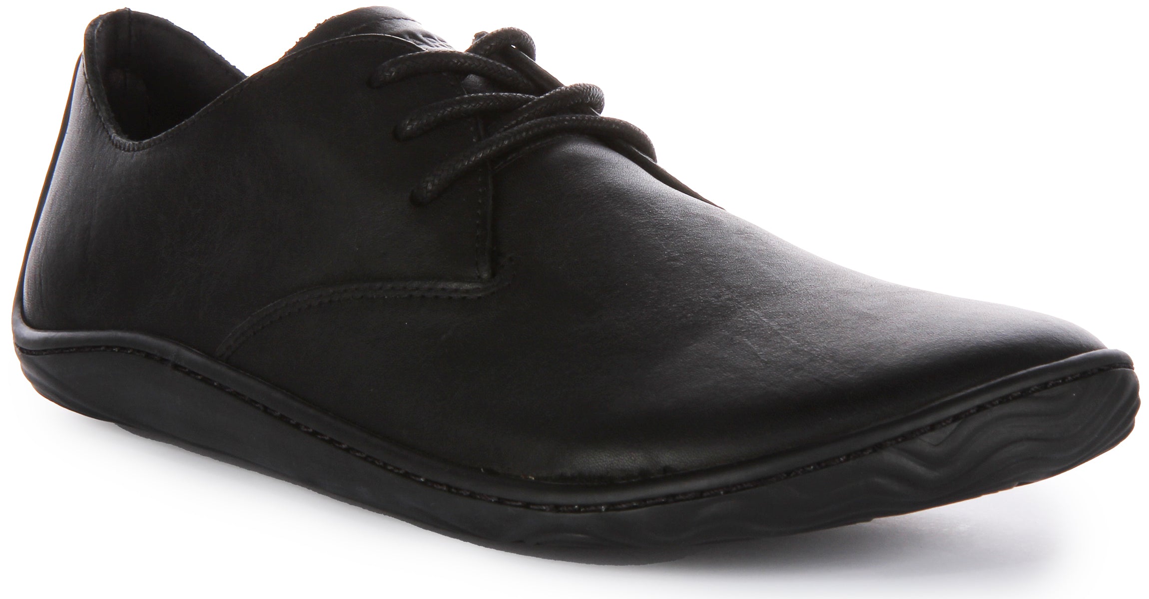 Zapatos Descalzos - Hombre - Piel Natural - Negro - Las Zapatillas