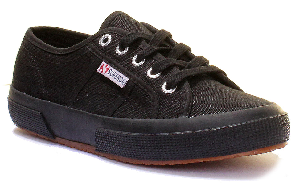 Superga 2750 Cotu In Black Mono – 4feetshoes