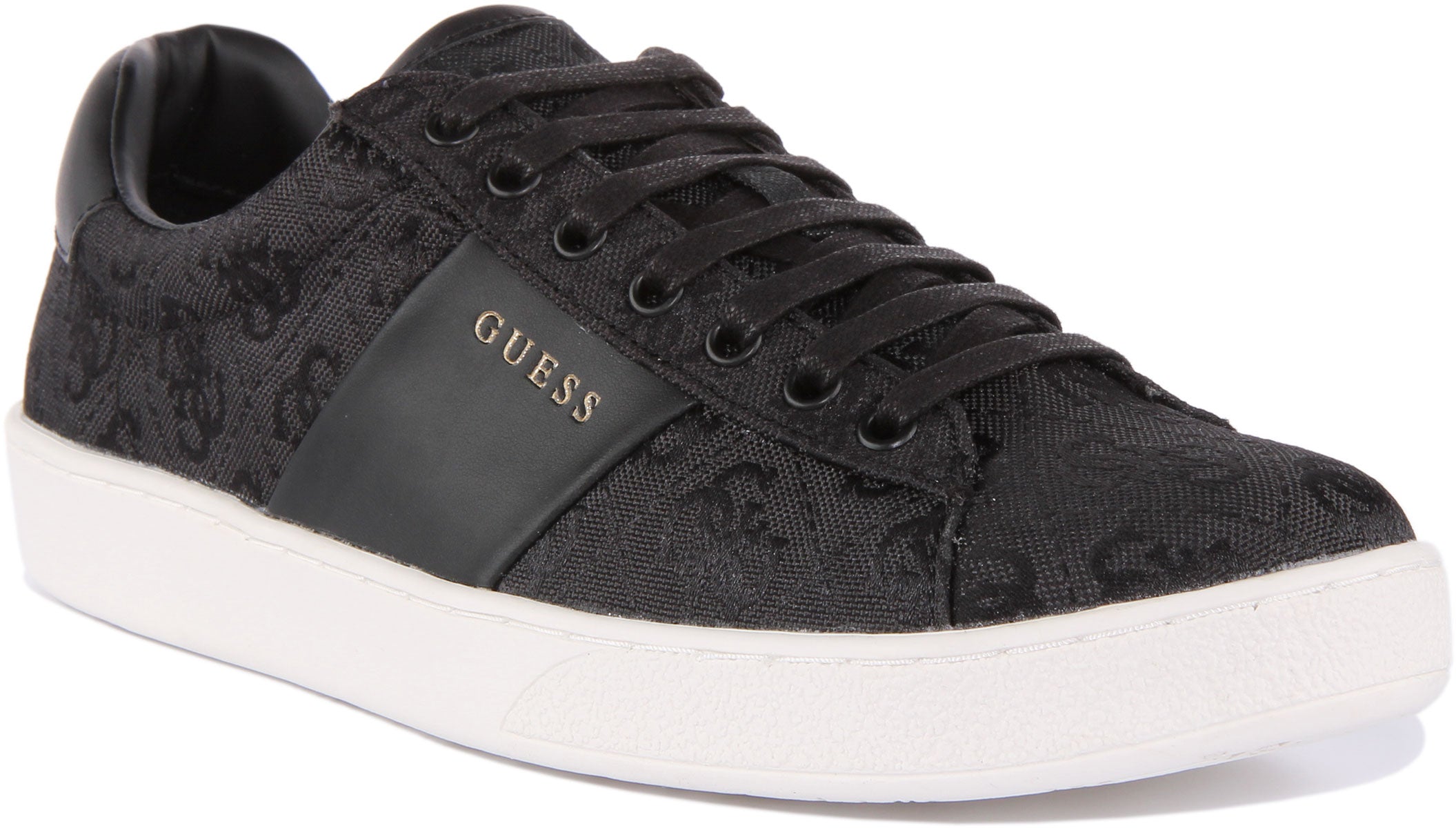 Guess Nola Fm7Nolele12 In Black White For Men Mens Casual Shoes