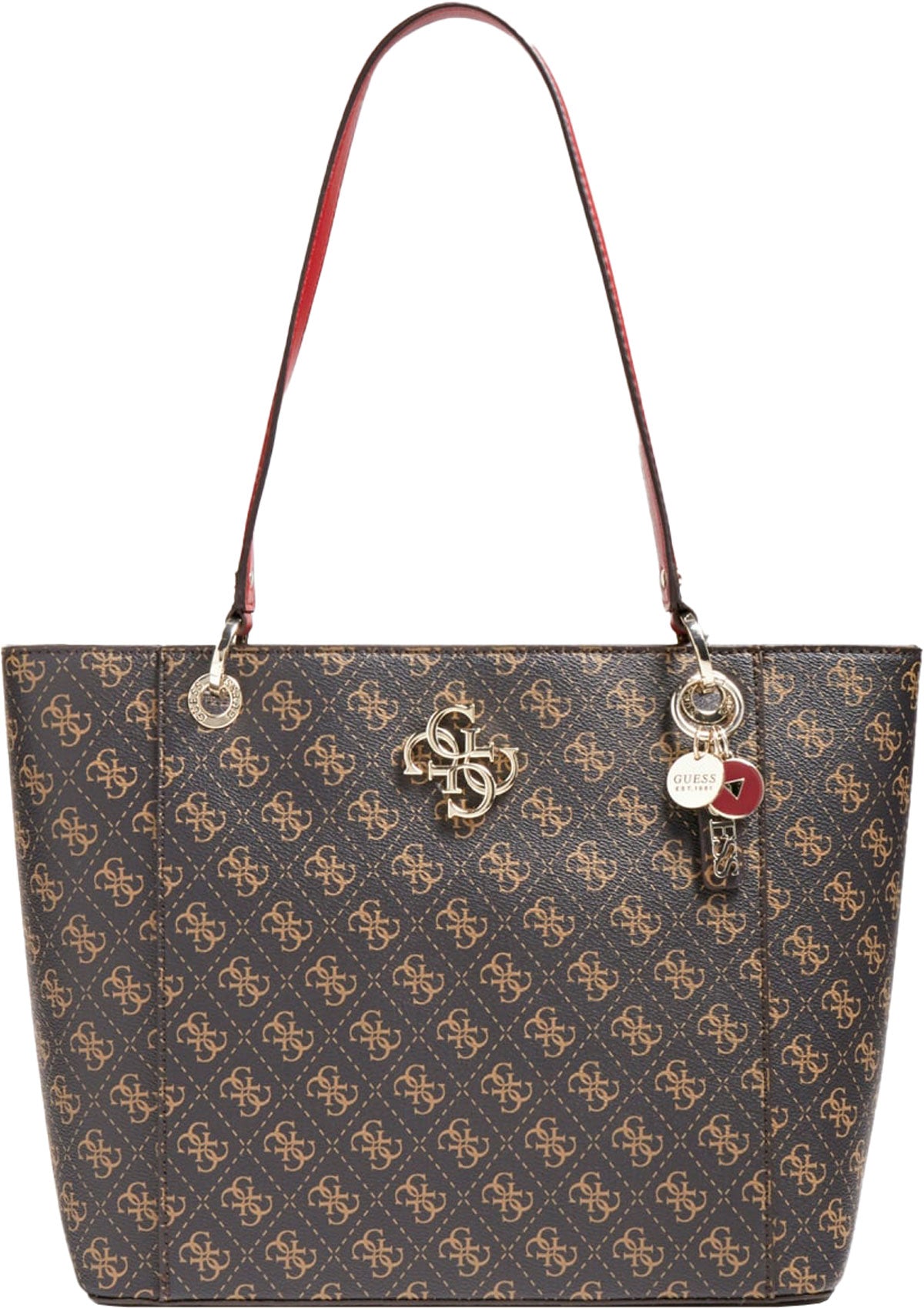 Guess noelle elite tote brown Clearance
