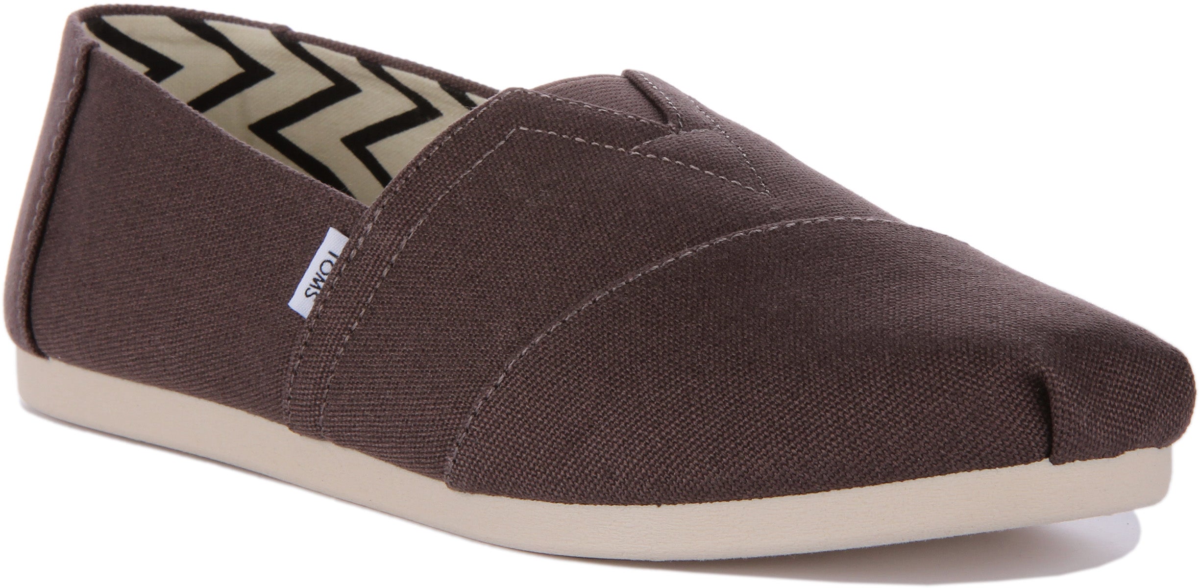 Toms Alpargata Ash In Dark Grey For Men Recycled Cotton