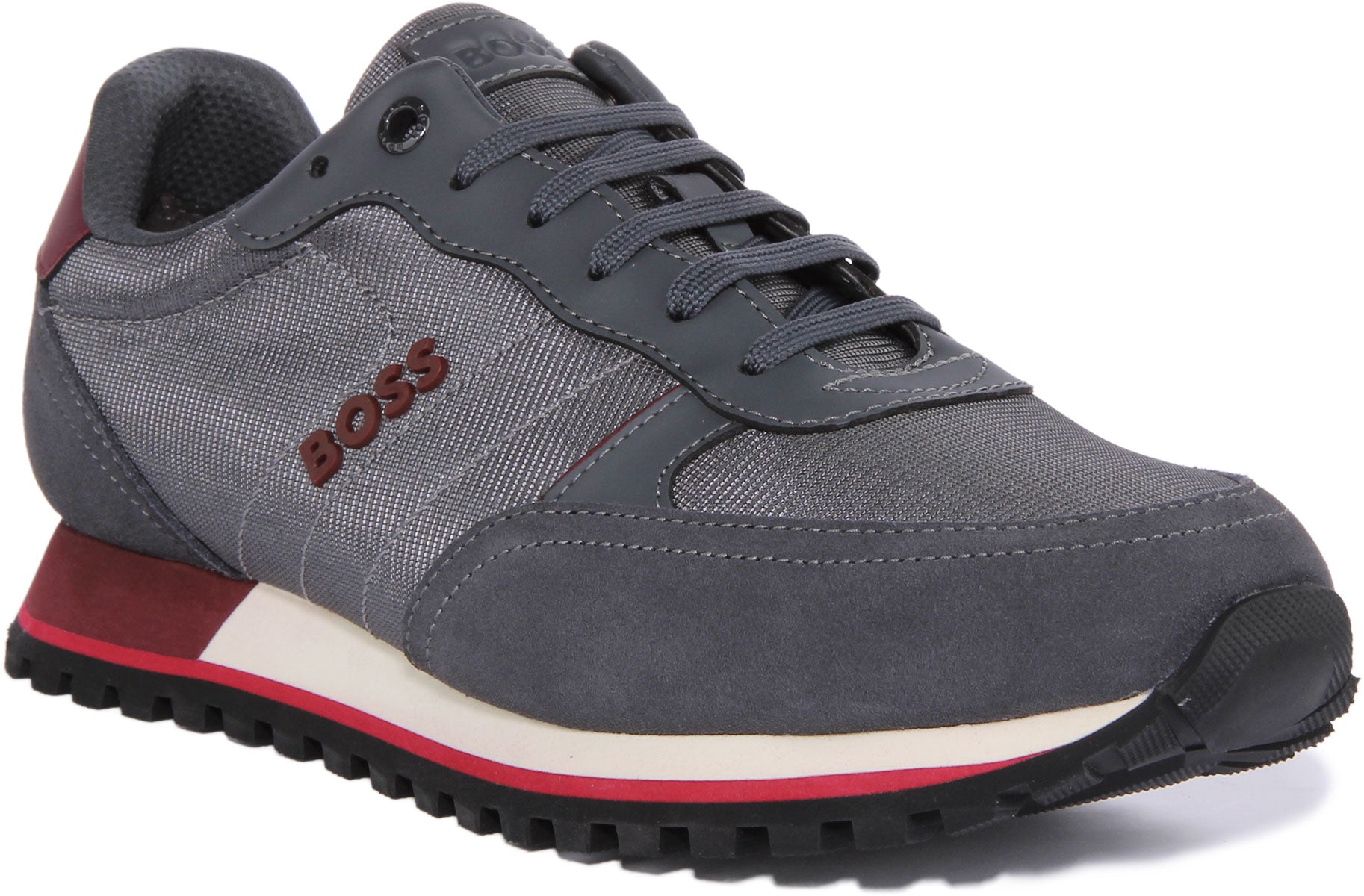 Boss Parkhour L Runn NYMX In Grey For Men Hugo Boss Trainers
