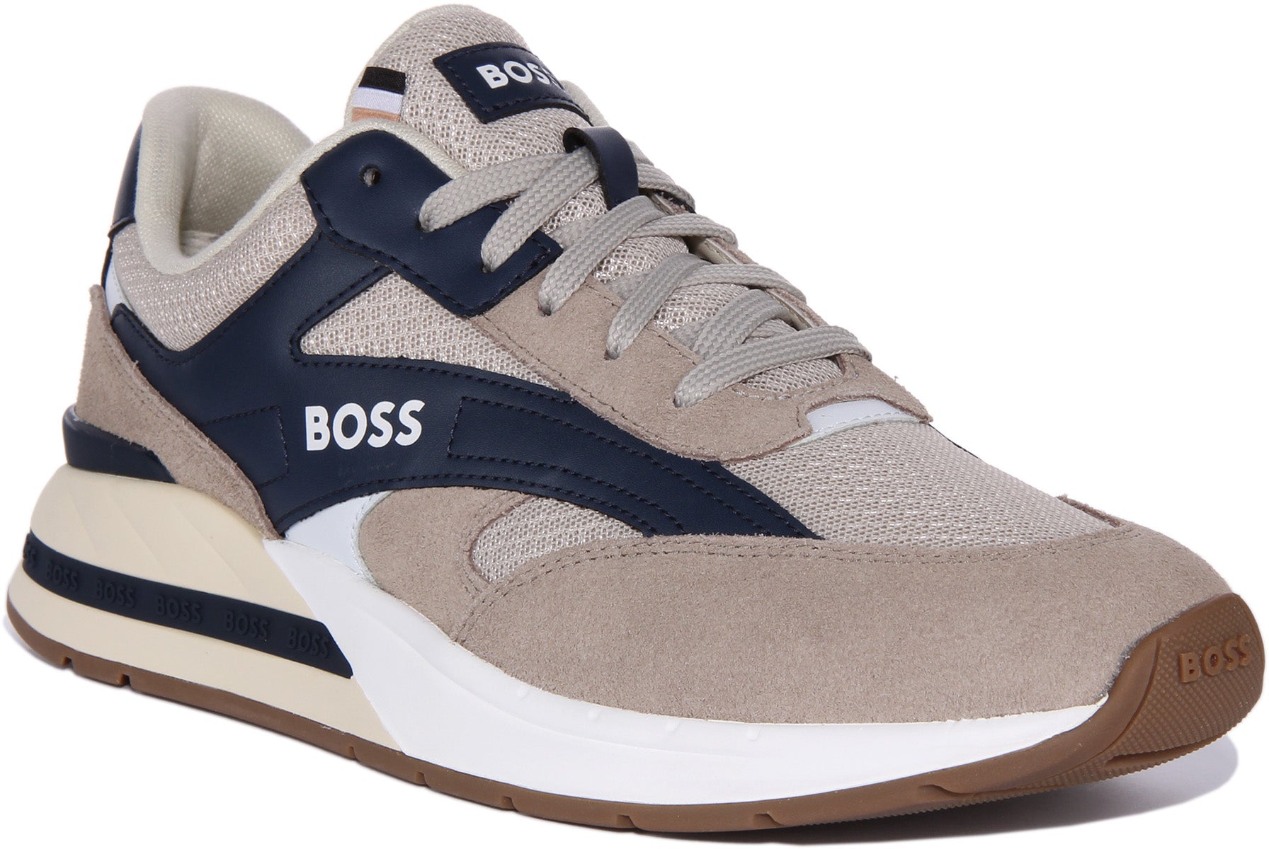 Boss Men's Gary Lace Up Sneakers - Brown - Size 11UK / 12Us - Medium Brown