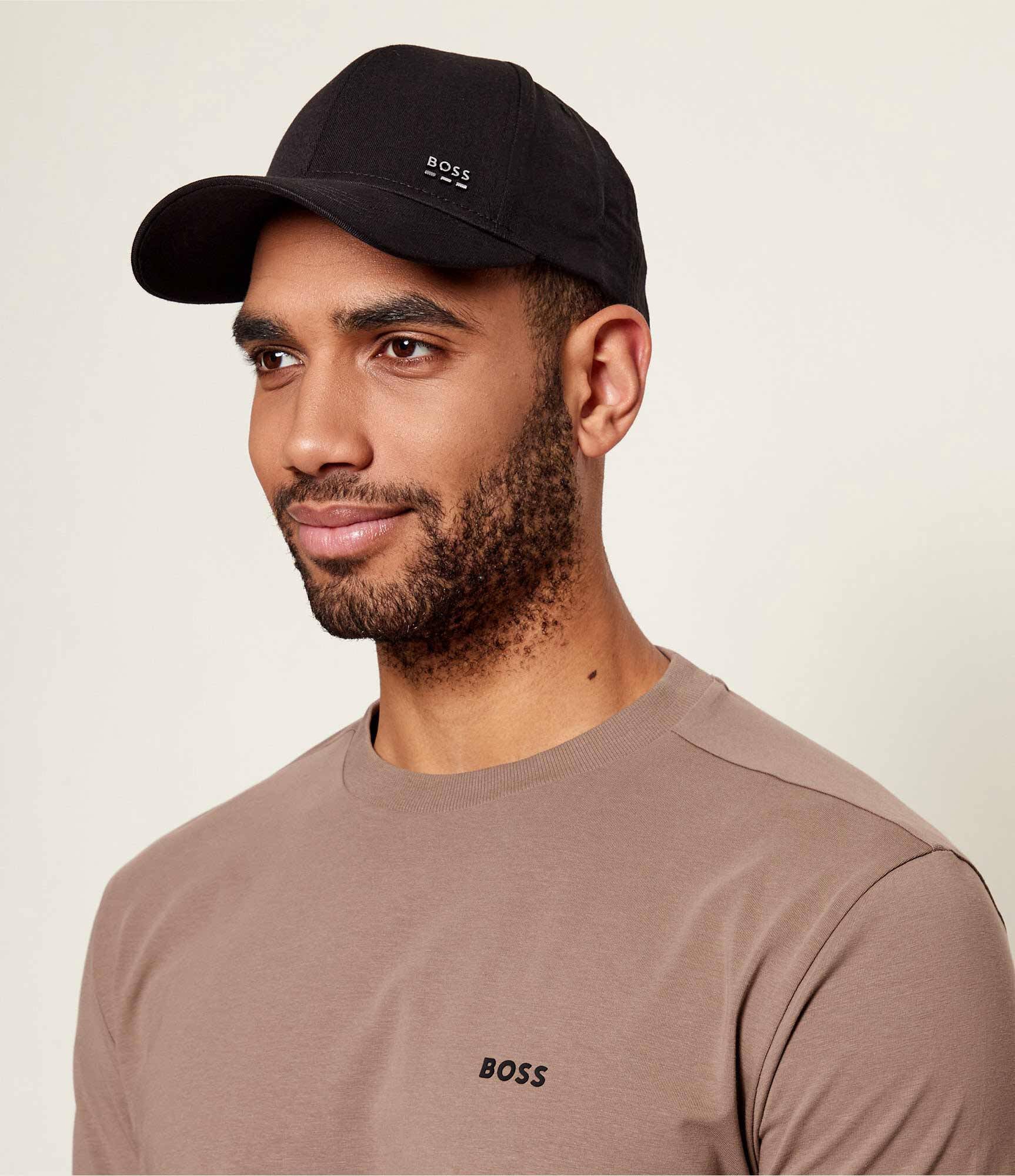 Boss Zed Boss Metalic Logo In Black Hat | Hugo Boss Mens Cap