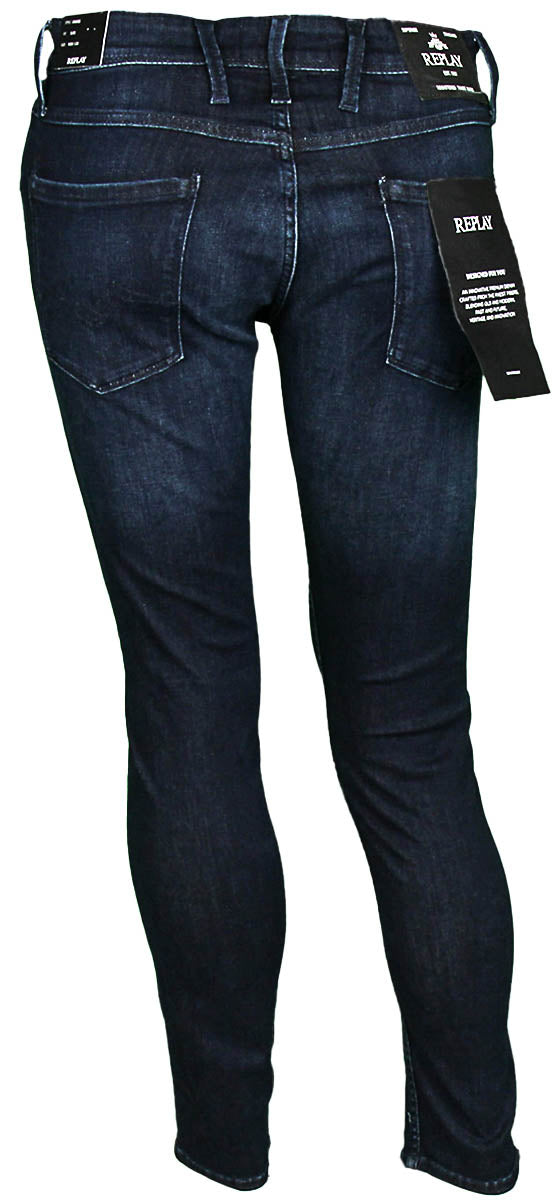 Replay Anbass Slim Fit Dark Blue Jeans For Men