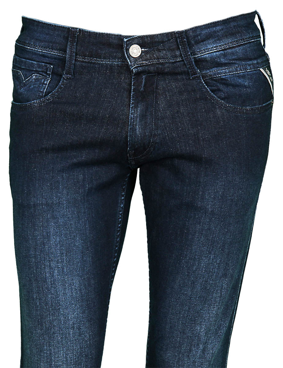 Replay Anbass Slim Fit Dark Blue Jeans For Men