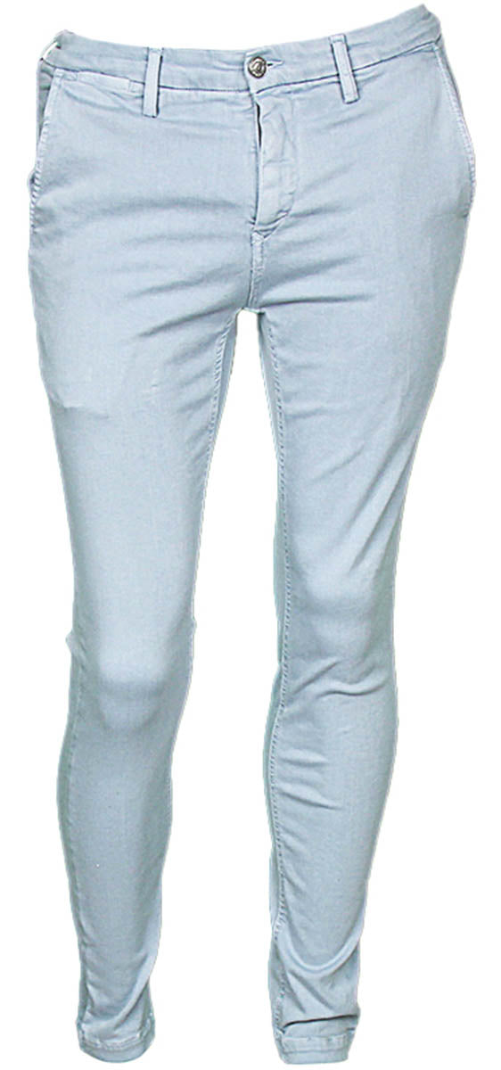 Replay Zeumar Slim Fit Hyperflx Chino in Blue For Men