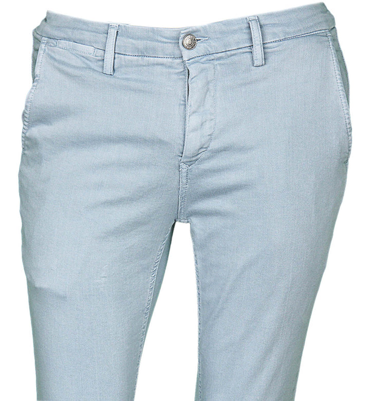 Replay Zeumar Slim Fit Hyperflx Chino in Blue For Men
