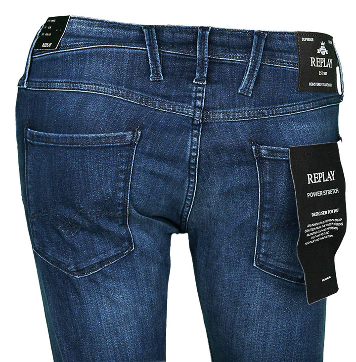 Replay Anbass Jeans Slim Fit Para Hombre