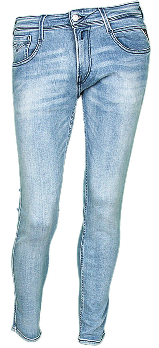 Replay Anbass Mid Blue Wash Slim Fit Jeans For Men