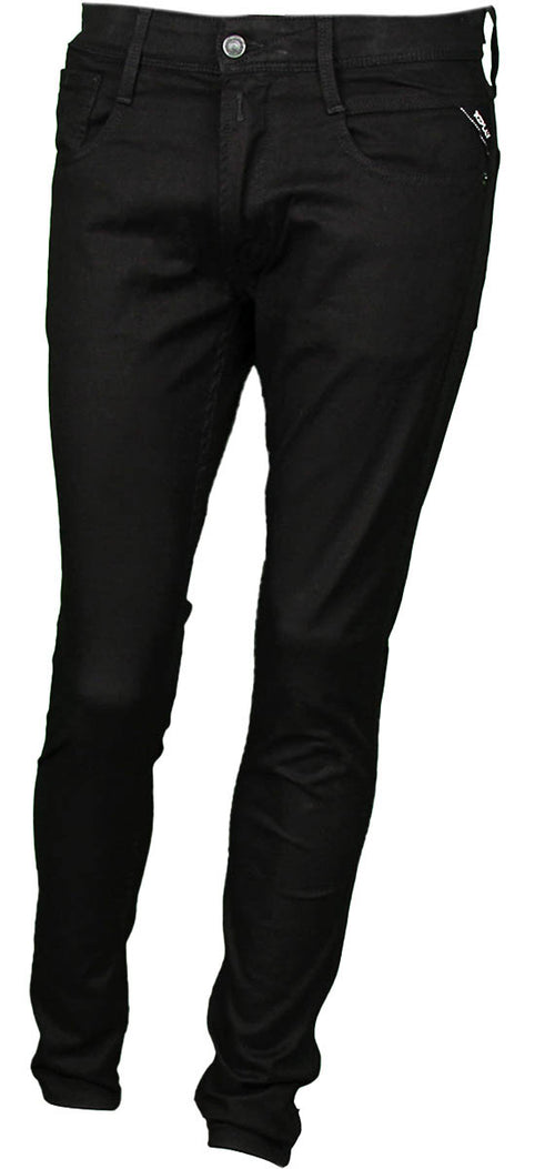 Replay Anbass Slim Fit Jeans For Men in Black