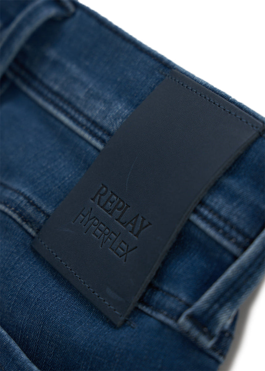 Replay Anbass Hyperflex Reused Jeans For Men
