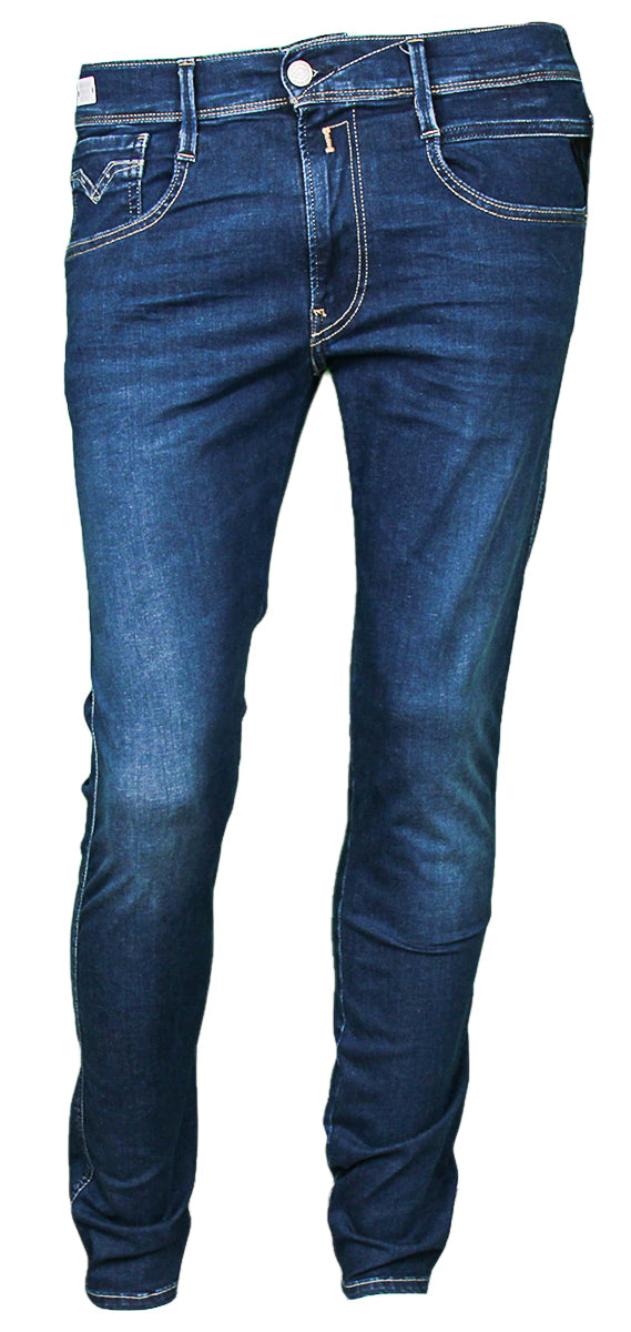 Replay Anbass In Mid Blue For Men