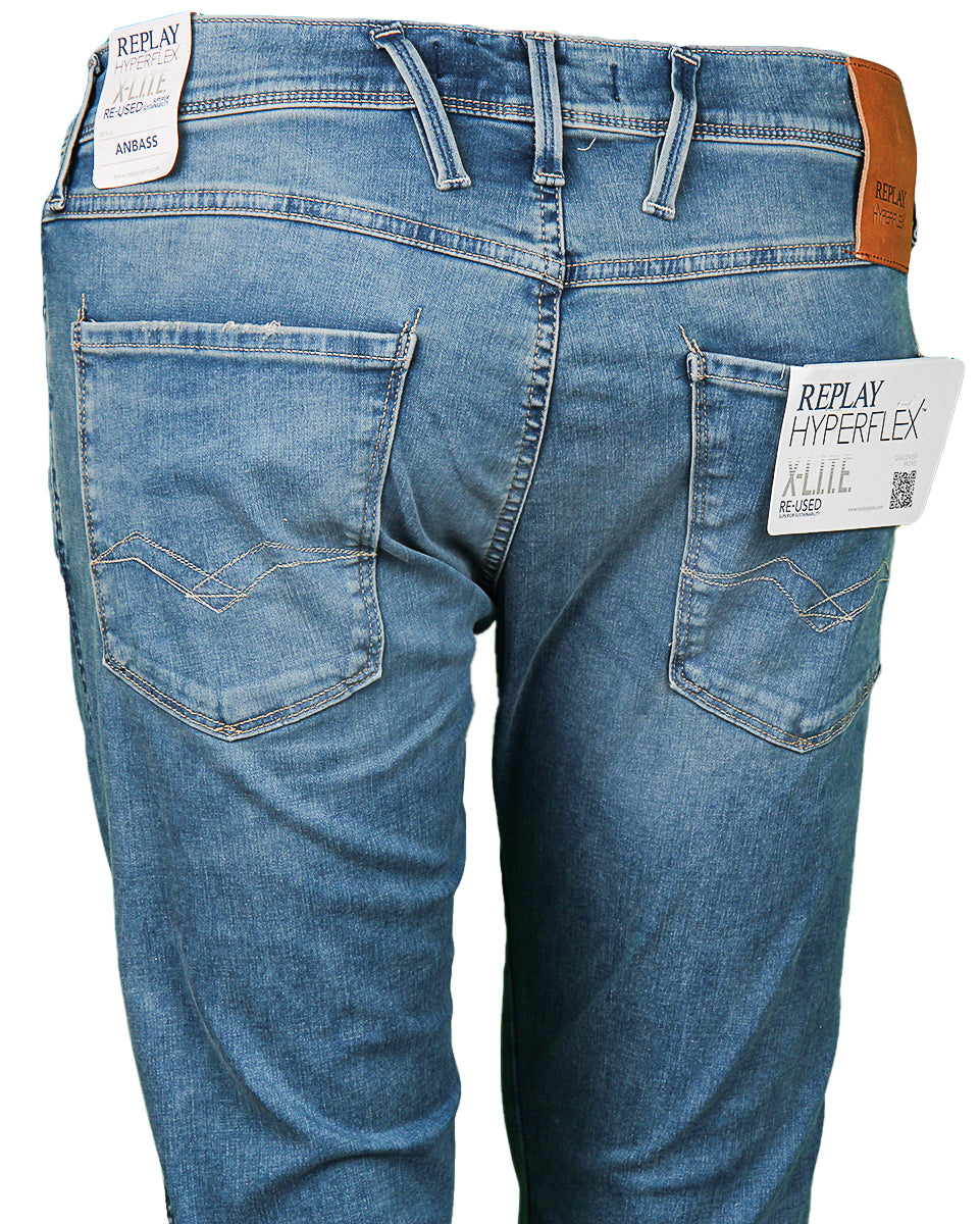 Replay Anbass In Blue Blend For Men