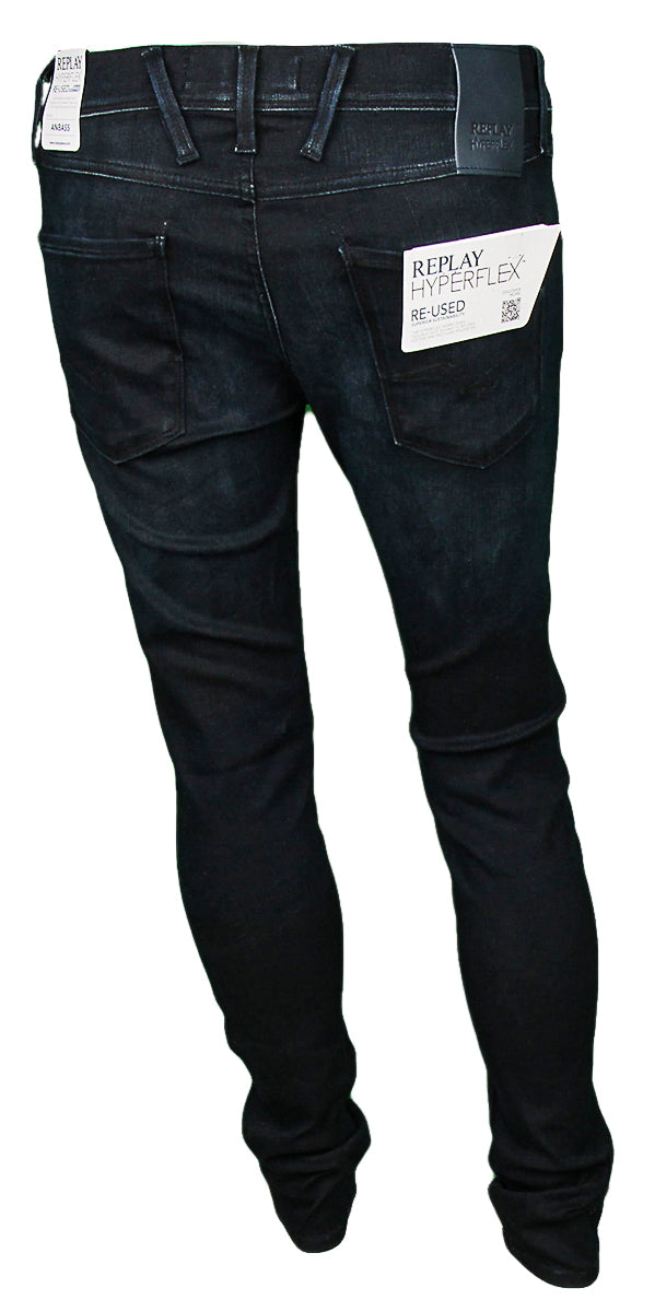 Replay Anbass Hyperflex Dark Blue Wash