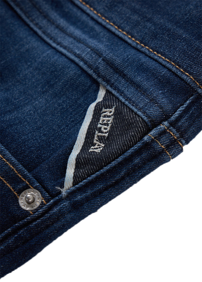 Replay Mickym 34L Denim Hyperflex Slim da 11,05 oz da uomo in blu brillante