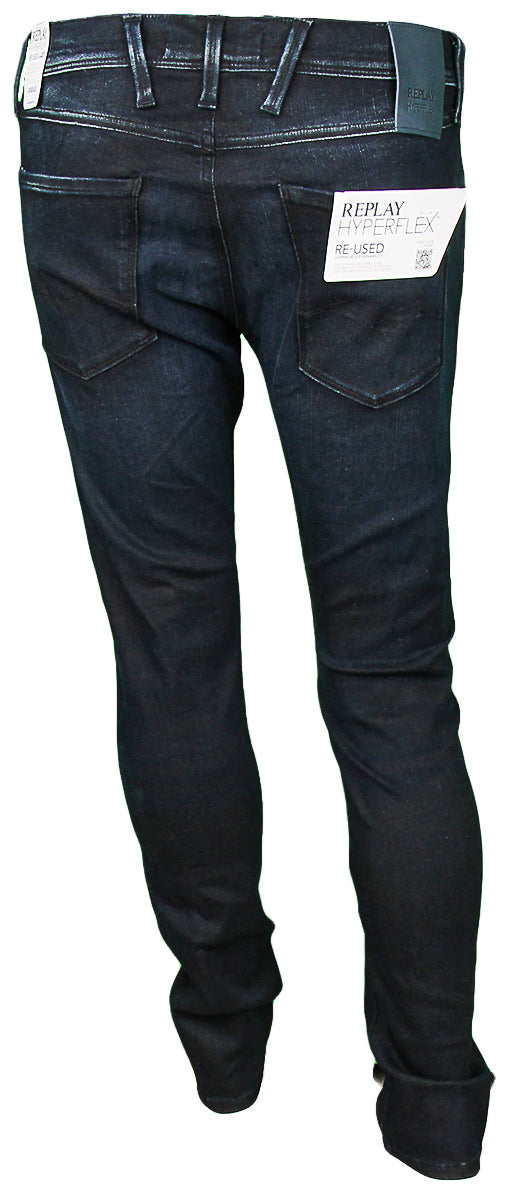 Replay Anbass Dark Navy Wash Jeans For Men