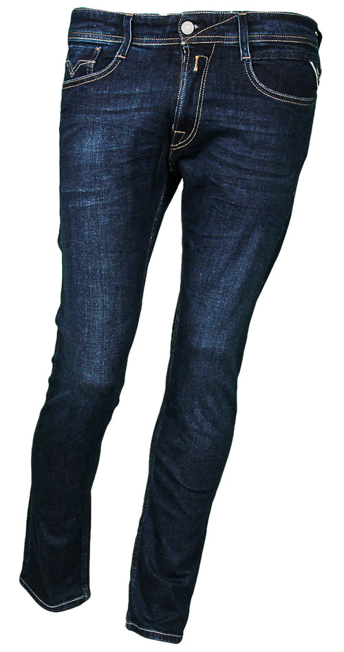 Jeans elasticizzati indaco da uomo Replay Rocco 34L