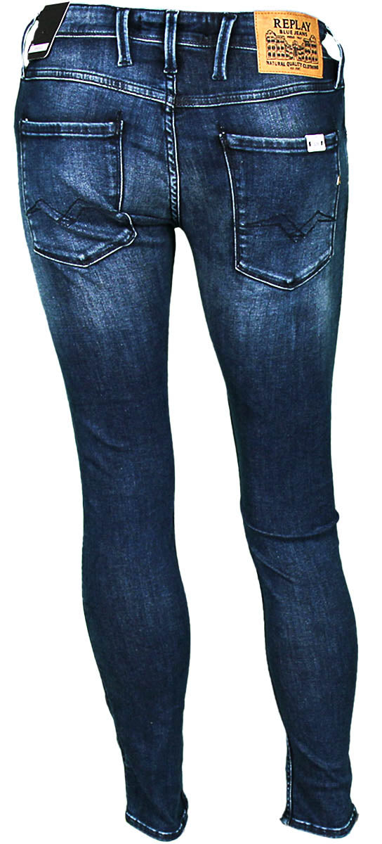 Replay Anbass For Men Dark Blue Jeans