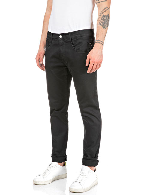 Replay Anbass Slim Fit Jeans For Men In Blue