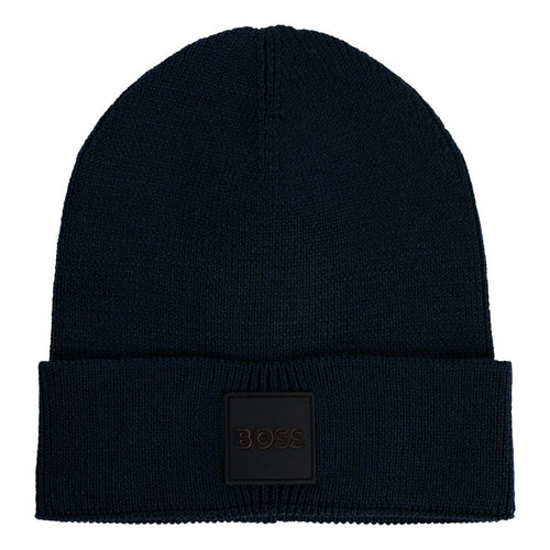 Boss Foxxy R In Navy Beanie Cap
