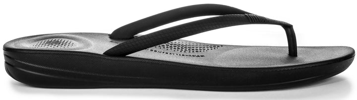 Fitflop Iqushion Ergonomic In All Black For Women
