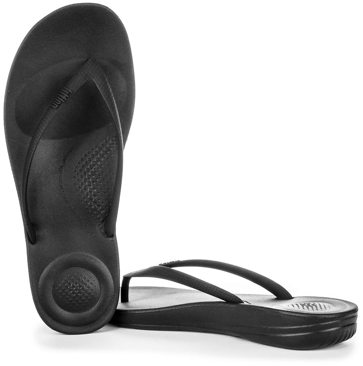 Fitflop Iqushion Ergonomic In All Black For Women