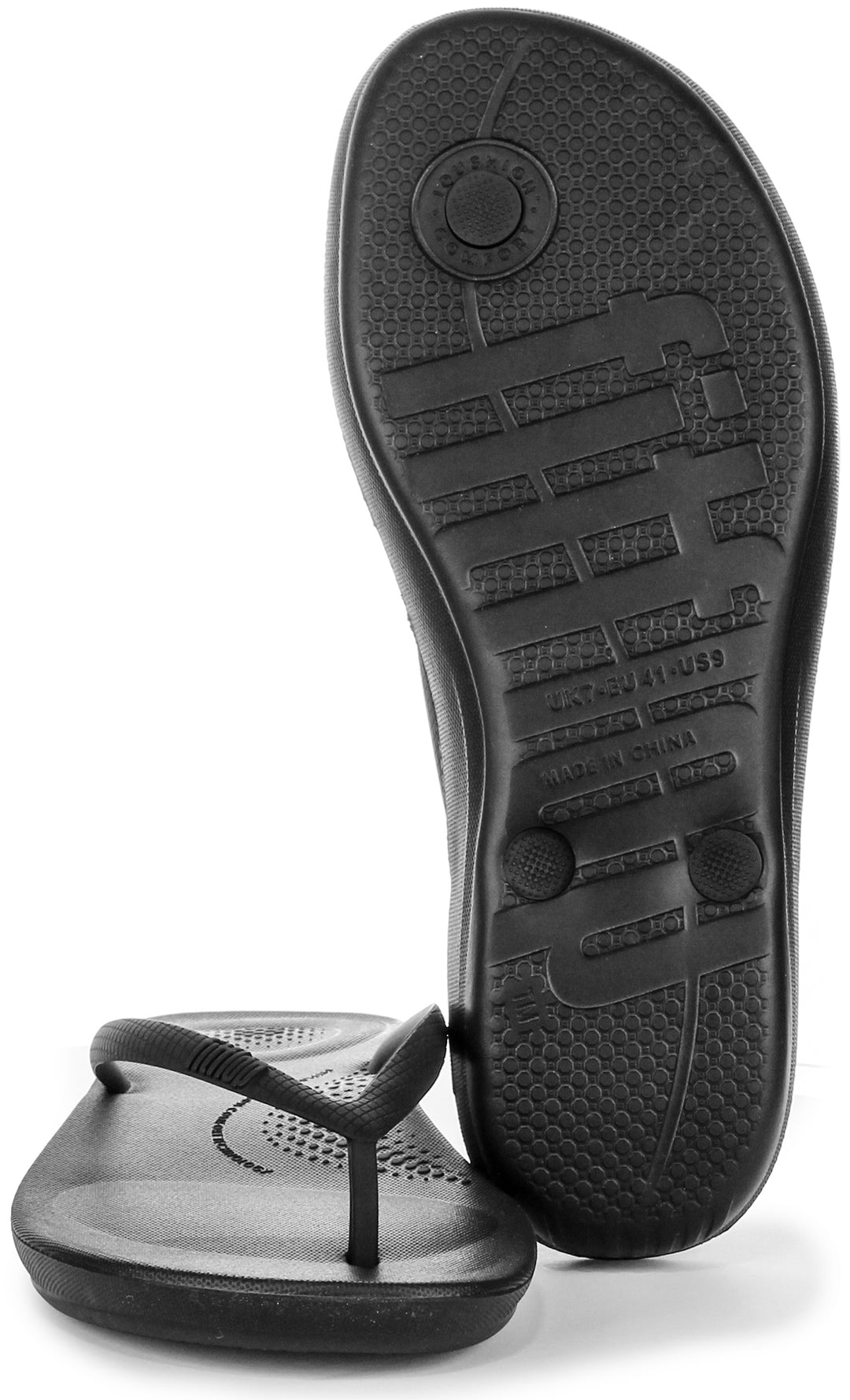 Fitflop Iqushion Ergonomic In All Black For Women